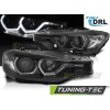 SVĚTLOMETY ANGEL EYES LED DRL ČERNÝ PRO BMW F30/F31 LCI 15-18