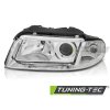 HEADLIGHT CHROME LEFT SIDE TYC fits AUDI A4 B5 99-00
