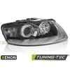 XENONOVÉ SVĚTLOMETY CHROMOVANÉ PRAVÉ TYC pasují na AUDI A6 C6 04.04-08