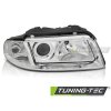 HEADLIGHT CHROME RIGHT SIDE TYC fits AUDI A4 B5 99-00