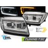 HEADLIGHTS TUBE LIGHT CHROME DRL SEQ fits VW CRAFTER II 2017-
