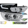 TRUBKOVÉ SVĚTLOMETY SEQ LED CHROM PRO VW SCIROCCO 14-17