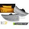 BOČNÍ SMĚROVÉ ZRCÁTKO BÍLÉ LED SEQ pro RENAULT SCENIC III / MEGANE III