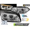 XENON HEADLIGHTS ANGEL EYES LED DRL CHROME SEQ fits BMW F10/F11 LCI 13-16