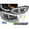HEADLIGHTS TUBE LIGHT CHROME DRL SEQ fits VW CADDY 20-