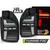 LED BAR TAIL LIGHTS BLACK SEQ fits VW T5 10-15