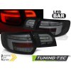 LED BAR TAIL LIGHTS BLACK SEQ fits AUDI A3 8P 5D 08-12