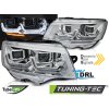 HEADLIGHTS TUBE LIGHT CHROME DRL SEQ fits VW T6.1 20-