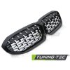 GRILLE DIAMOND GLOSSY BLACK fits BMW G20/G21 19-22
