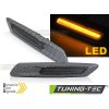 BOČNÍ SMĚROVÁ SVĚTLA CARBON SMOKE SEQ LED pro BMW F10/F11 10-13