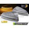 BOČNÍ SMĚROVÉ ZRCÁTKO BÍLÉ LED SEQ pro MERCEDES VITO W204 W164