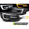 LED SVĚTLOMETY DRL ČERNÉ PRO SUBARU WRX 14-22