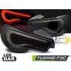 LED SVĚTLA PRO TOYOTA GT86 12-21, ČERNÁ, KOUŘOVĚ BÍLÁ, SEQ