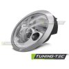 HEADLIGHT CHROME LEFT SIDE TYC fits MINI COOPER R50 R53 01-04