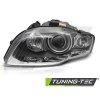 XENON HEADLIGHT CHROME LEFT SIDE TYC fits AUDI  A4 B7 04-08