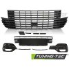 GRILLE W/BUMPER ELEMENT GLOSSY BLACK fits VW T6.1 20-