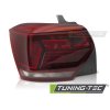 LED ZADNÍ SVĚTLO ČERVENO-BÍLÉ LEVÉ BOČNÍ TYC pro POLO 2G HB 17-21