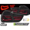 LED BAR TAIL LIGHTS BLACK SEQ fits BMW E90 09-11