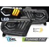LED SVĚTLOMETY ČERNÝCH DRL PRO FORD MUSTANG 10-13