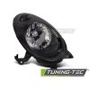 ČERNÝ PRAVÝ SVĚTLOMET TYC PÁRNÉ PRO NISSAN MICRA K12 03-07