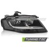 ČERNÝ PRAVÝ SVĚTLOMET TYC PRO AUDI A4 B8 08-11