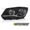 ČERNÝ LEVÝ SVĚTLOMET H7 TYC PRO VW CADDY TOURAN 11-14