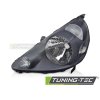 LEVÝ SVĚTLOMET ČERNÝ, TYC, pasuje na HONDA JAZZ FIT 02-04