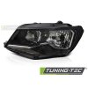 HEADLIGHT BLACK LEFT SIDE H4 TYC fits VW CADDY 15-20