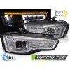 HALOGENOVÉ SVĚTLOMETY LED CHROM SEQ pro AUDI A5 11-16