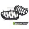 16681 grille sport matt black double bar fits bmw e60 e61 03 10