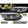 17026 xenon headlights yellow led chrome drl fits bmw e92 e93 06 10