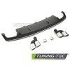 17074 diffusor twin outlet silver black sport s style fits audi a7 c7 14 18