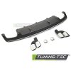 DIFFUSOR TWIN OUTLET SILVER BLACK SPORT S STYLE fits AUDI A7 C7 14-18