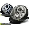 HEADLIGHTS ANGEL EYES CHROME fits BMW MINI (COOPER) 06-14