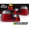 17227 led tail lights red white fits bmw e46 98 01 sedan