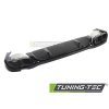 DIFFUSOR TWIN OUTLET GLOSSY BLACK SPORT fits MERCEDES W213 / S213 20-23