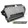 GRILLE SPORT STYLE GLOSSY BLACK CHROME PDC fits AUDI A3 8V 12-16
