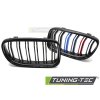 GRILLE SPORT GLOSSY BLACK TRI-COLOUR DOUBLE BAR fits BMW E90 / E91 LCI 09-11