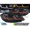 17587 headlights full led red seq drl fits vw golf vii 17 19