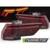 17596 led bar tail lights red fits vw tiguan ii 20 24