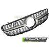 GRILLE DIAMOND SILVER CHROME with CAMERA HOLE fits MERCEDES GLC W253 15-18