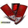 190 ford focus mk1 10 98 10 04 hatchback cerveno bila led