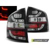 LED TAIL LIGHTS BLACK fits SKODA OCTAVIA II KOMBI 04-12