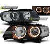 SVĚTLOMETY ANGEL EYES ČERNÝ PRO BMW X5 E53 09.99-10.03