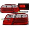 LED TAIL LIGHTS RED WHITE fits MERCEDES W210 95-03.02