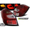 ZADNÍ LED SVĚTLA ČERVENO-BÍLÁ, pro ŠKODA FABIA II 07-06/14