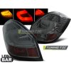 LED BAR TAIL LIGHTS SMOKE fits SKODA FABIA II 07- 06.14