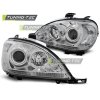 CHROMOVÉ SVĚTLOMETY pro MERCEDES W163 ML M-KLASA 03.98-08.01