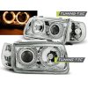 SVĚTLOMETY ANGEL EYES CHROMOVÉ PRO VW POLO 6N 10.94-09.99