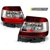 LED TAIL LIGHTS RED WHITE fits AUDI A4 B5 11.94-09.00